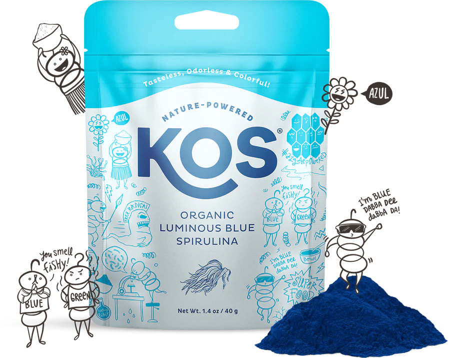 Blue Spirulina by Kos - 1.4 Oz - Cozy Farm 