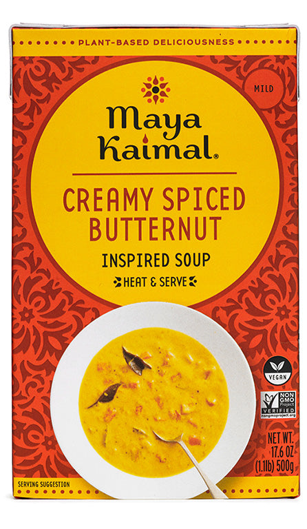 Maya Kaimal Creamy Spiced Butternut Squash Soup, 17.6oz (Pack of 12) - Cozy Farm 