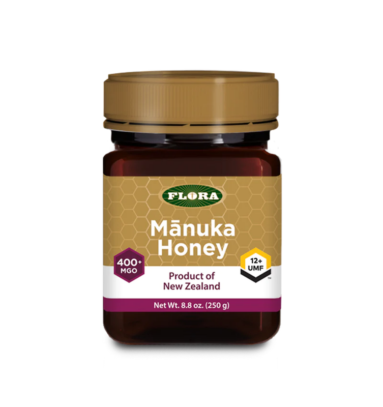 Flora Manuka Honey MGO 400+/12+ U  - 8.8 Fl Oz - Cozy Farm 