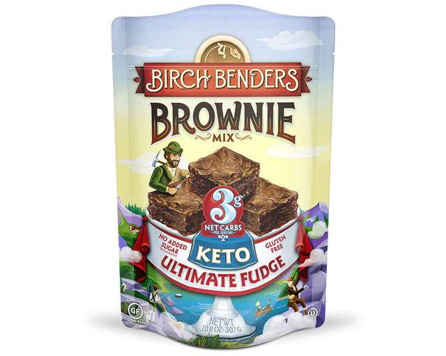 Birch Benders Keto Chocolate Ultimate Fudge Brownie Mix (Pack of 6 - 10.8 Oz) - Cozy Farm 