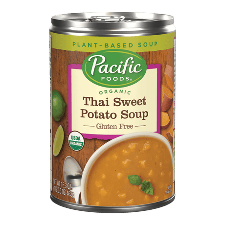 Pacific Foods Thai Sweet Potato Soup 16.3 Oz (Pack of 12) - Cozy Farm 