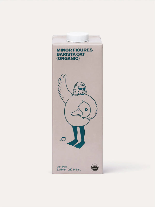 Minor Figures Organic Unsweetened Oat Milk (Pack of 6 - 32 Fl oz) - Cozy Farm 