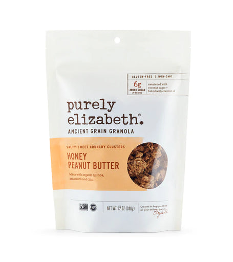 Purely Elizabeth - Ancient Grain  Granola - Honey Peanut Butter (Pack of 6-12 Oz) - Cozy Farm 