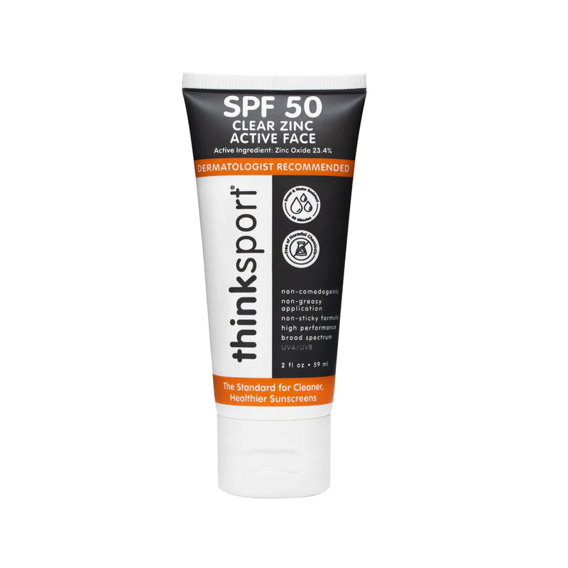 Thinksport Safe Sunscreen Active Clear Zinc SPF 50 - 1 Each - 2 oz - Cozy Farm 