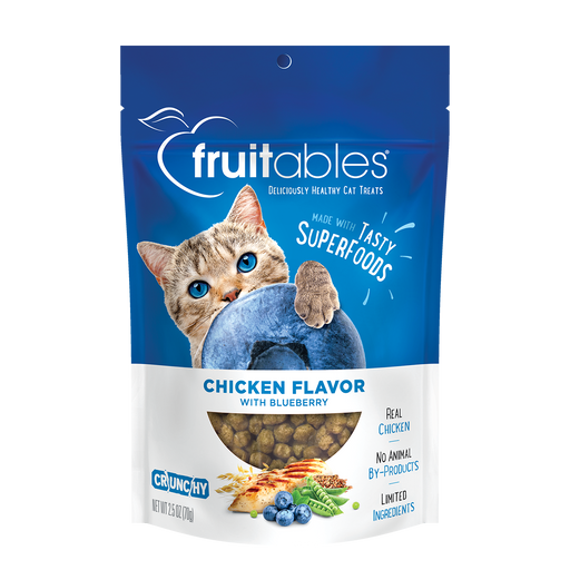 Fruitables Cat Treats Chicken&Blueberry (Pack of 10) 2.5 Oz - Cozy Farm 
