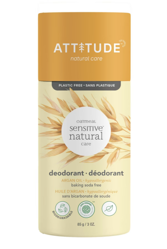 Attitude Natural Deodorant Sensitive Argan Oil - 3 Oz - Cozy Farm 