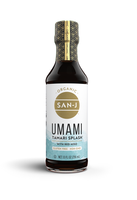 San-J Tamari Splash Umami, Authentic Japanese Soy Sauce, Superior Taste, 10 oz (Pack of 6) - Cozy Farm 