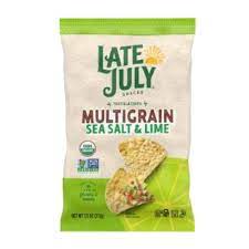 Late July Snacks Tort Chips Multigrain Gluten-Free Sea Salt (12 Pack - 7.5 Oz Bags) - Cozy Farm 