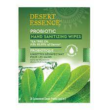 Desert Essence Tea Tree Oil Antiseptic Hand Sanitizing Wipes (Pack of 20) - Cozy Farm 