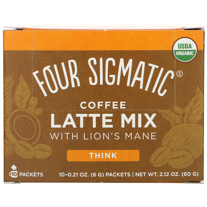 Four Sigmatic Mushroom Latte Mix – Lions Mane (10-Count) - Cozy Farm 
