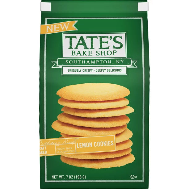 Tate's Bake Shop Lemon Cookies, 12 Pack, 7-oz Bags - Cozy Farm 