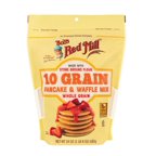 Bob's Red Mill 10 Grain Pancake & Waffle Mix, 24 Oz (Pack of 4), Whole Grain, Non-GMO - Cozy Farm 
