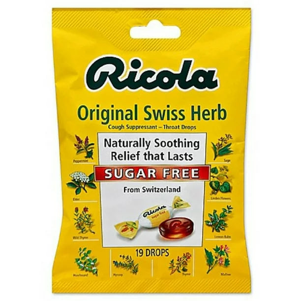 Ricola Sugar-Free Swiss Herb Cough Drops, 152 Lozenges - Cozy Farm 