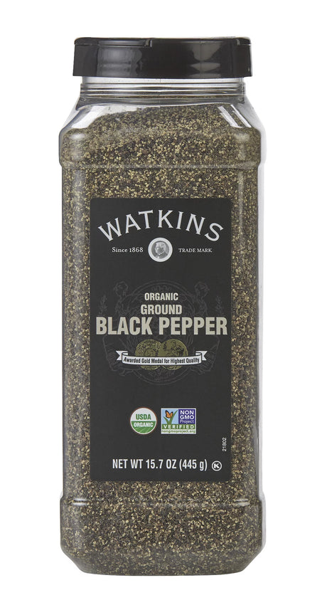 Watkins Premium Black Ground Pepper - 15.7 Oz - Cozy Farm 