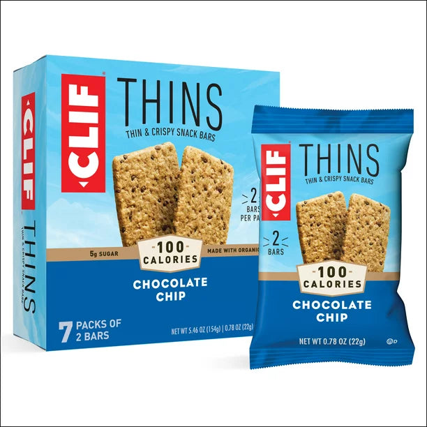 Clif Bar Thins Chocolate Chip, 6 Pack (5.46 Oz) - Cozy Farm 