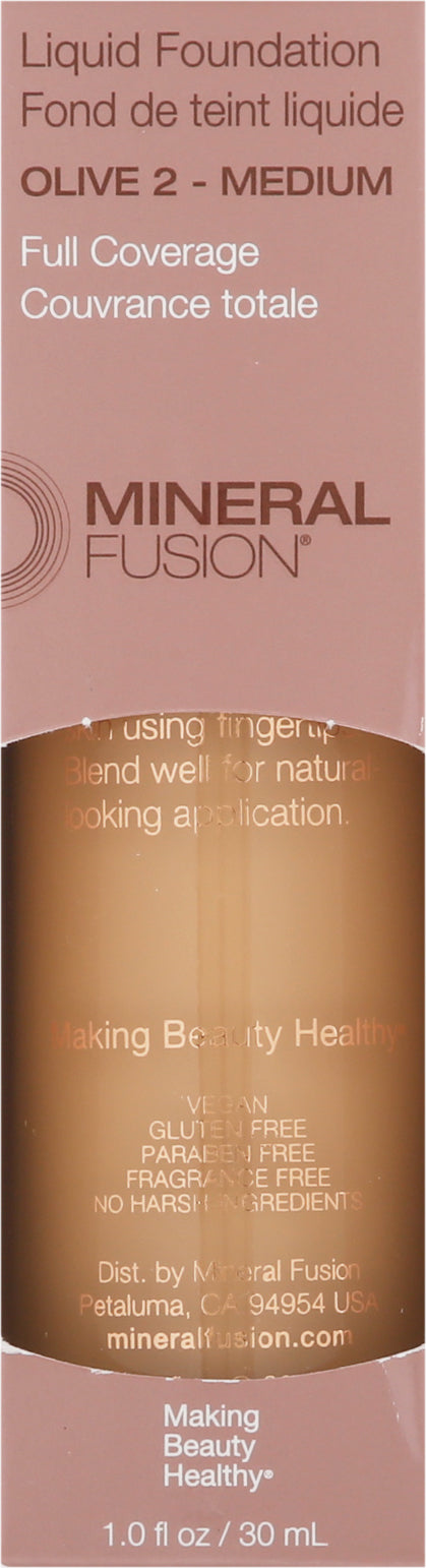 Mineral Fusion Olive Liquid Foundation - 1 Fl Oz - Cozy Farm 