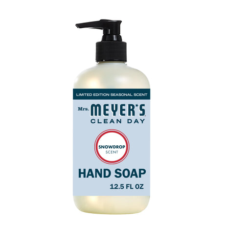 Mrs. Meyer's Clean Day Liquid Hand/Sponge Soap, Snow Drop Scent, 12.5 Fl Oz (Pack of 6) - Cozy Farm 