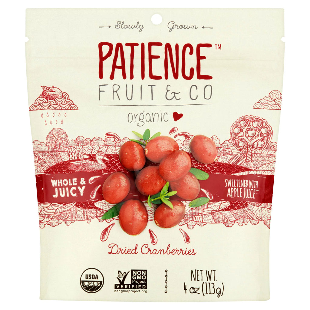 Patience Fruit & Co - Cranberry Drd No Sugar (Pack of 8-4 Oz) - Cozy Farm 