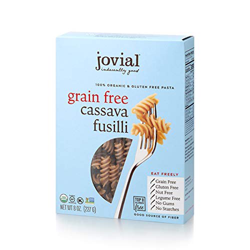 Jovial Organic Cassava Fusilli, 8 Oz Pack of 6 - Cozy Farm 
