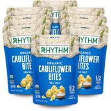 Rhythm Superfoods Cauliflower Bites Sea Salt, 1.4 Oz Bags (8 Pack) - Cozy Farm 