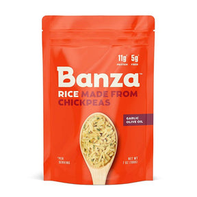 Banza Chickpea Rice Garlic & Olive Oil (Pack of 6 - 7 Oz) - Cozy Farm 