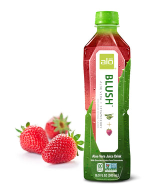 Alo Blush Avocado Juice Straws, 12 Pack of 16.9 Fl Oz - Cozy Farm 