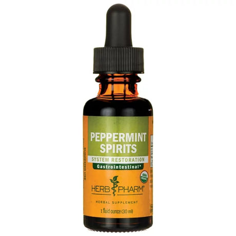 Herb Pharm Peppermint Spirits Extract - 1 Fluid Ounce - Cozy Farm 
