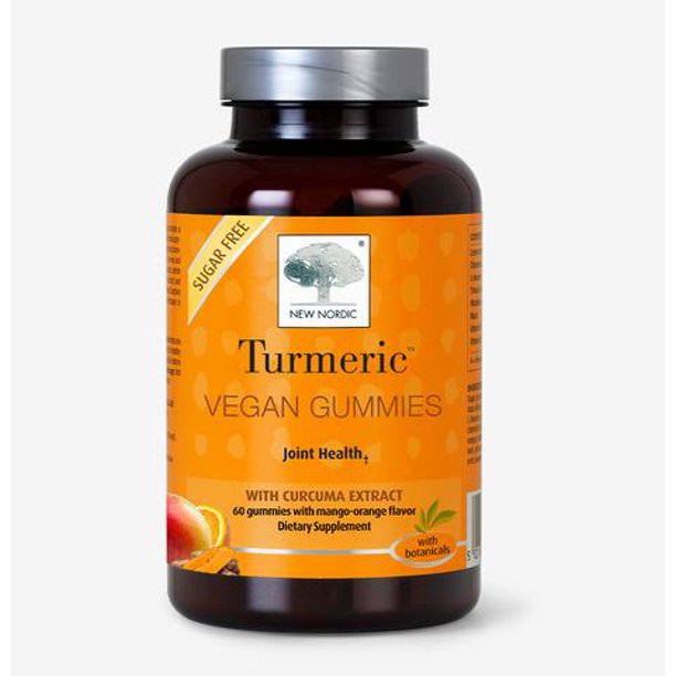 New Nordic Turmeric Vegan Gummies (Pack of 60) - Cozy Farm 