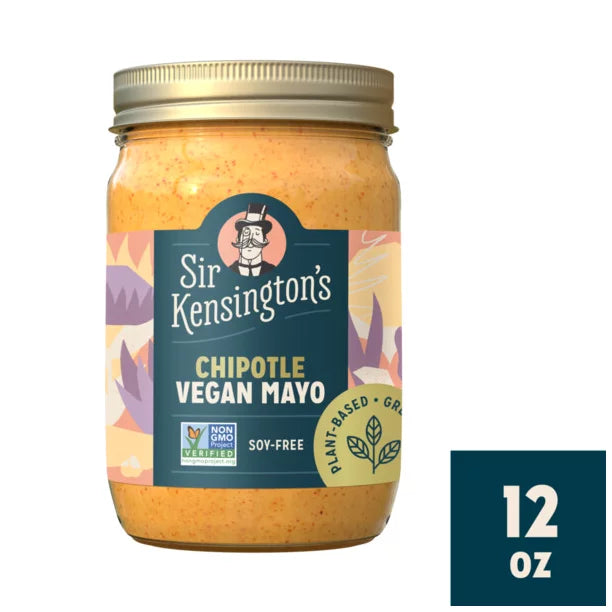 Sir Kensington's Chipotle Vegan Mayonnaise, 12 oz Pack of 6 - Cozy Farm 
