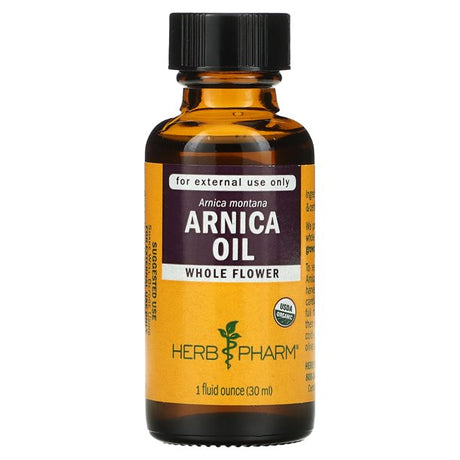 Herb Pharm Arnica Oil for Bruises and Muscle Soreness - 1 Fl Oz - Cozy Farm 