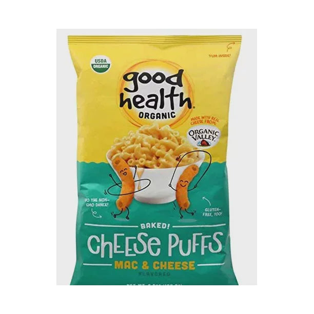 Good Health - Puffs Mac n' Cheese (Pack of 10) 5.25 Oz - Cozy Farm 