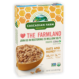 Cascadian Farm Organic Bar Oats N' Honey 5 x 6 Oz - Cozy Farm 