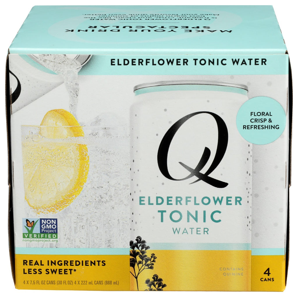 Q Drinks - Tonic Water (Pack of 6) 4/7.5 Oz Eldrflw - Cozy Farm 