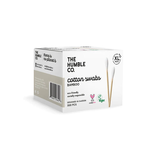 Humble Co Bamboo Cotton Swabs - Pack of 4 - 500Ct - Cozy Farm 