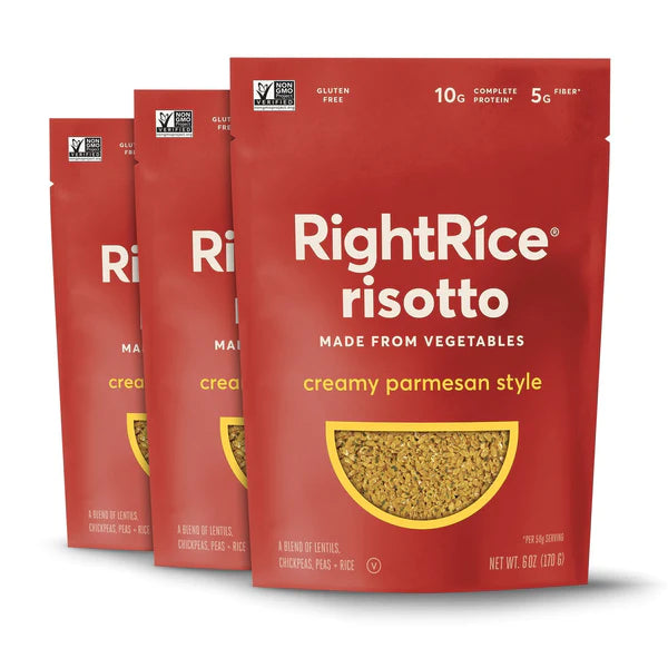 Right Rice (Pack of 6) - Risotto Veg Crm Prm, 6 Oz - Cozy Farm 