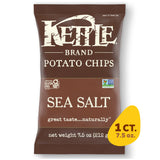 Kettle Brand Sea Salt Potato Chips, 7.5oz Bag (Pack of 12) - Cozy Farm 