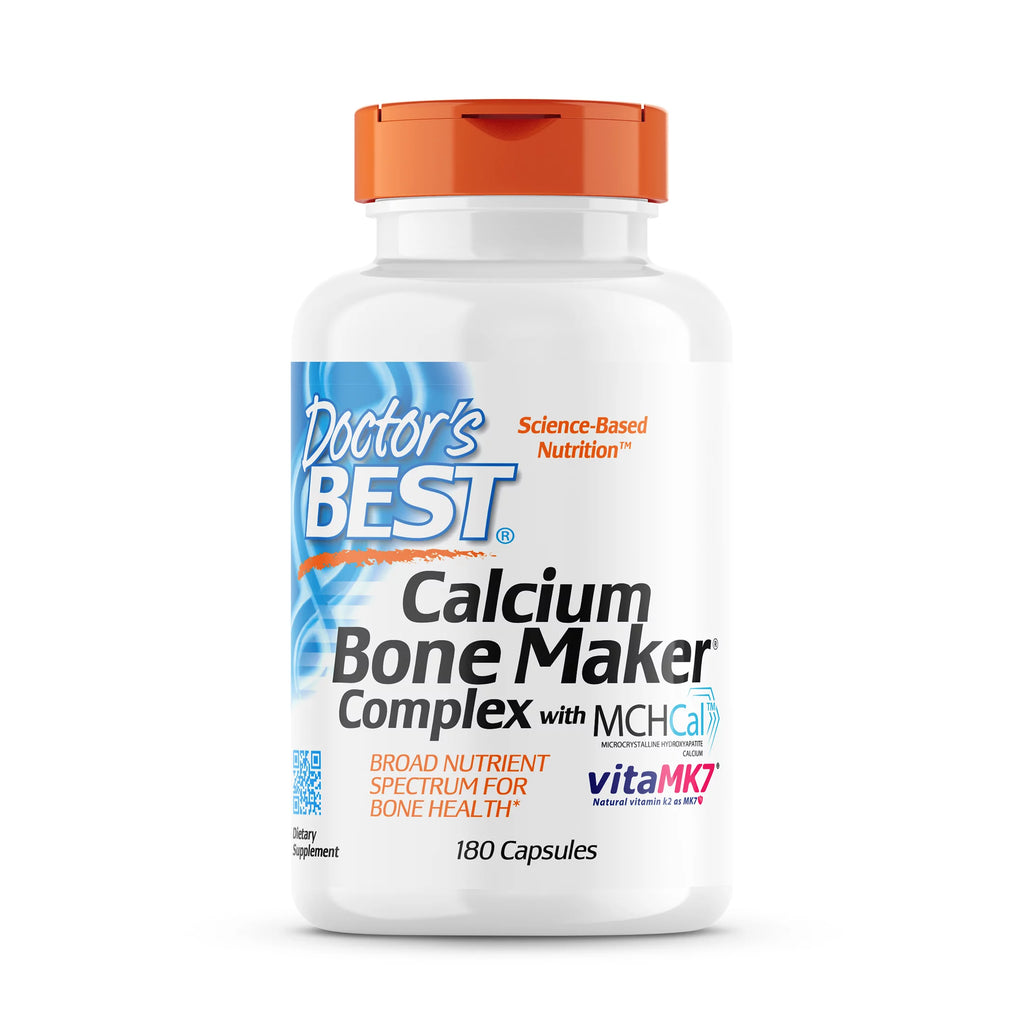 Doctor's Best Calcium Bone Maker Complex (Pack of 180 Capsules) - Cozy Farm 
