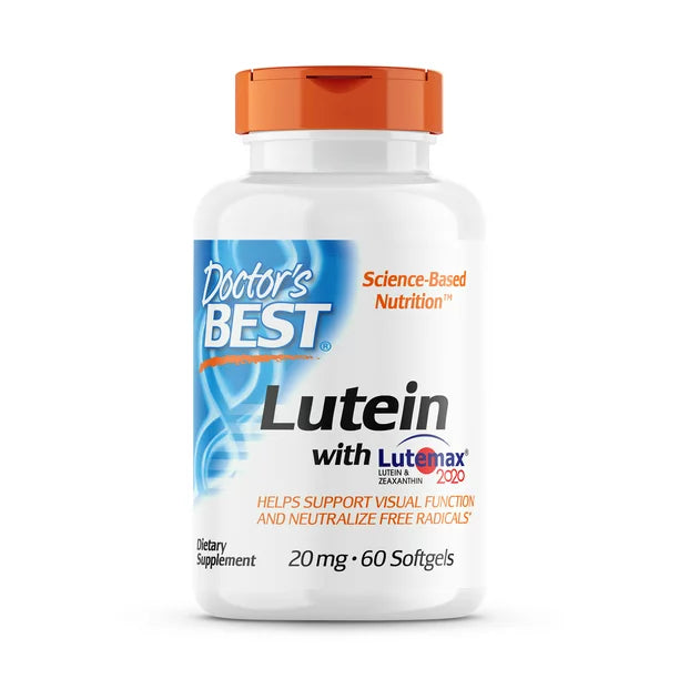 Caps  Doctor's Best Lutein (Pack of 60) Softgel Capsules with Lutemax Meso-Zeaxanthin - Cozy Farm 