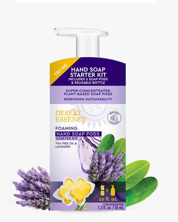 Desert Essence Hand Wash Kit - 8 fl oz (Pack of 2) - Lavender - Cozy Farm 