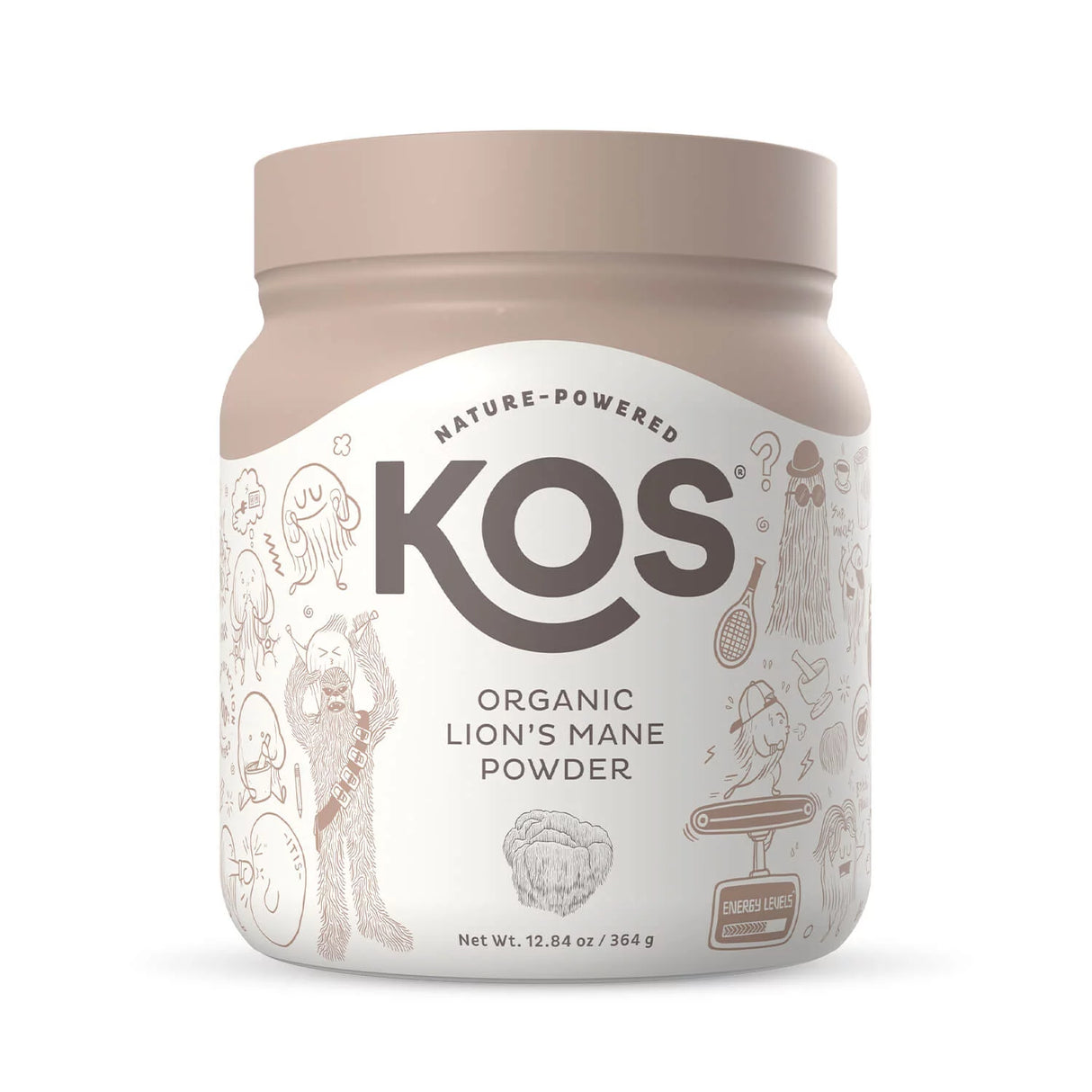 Kos Lions Mane Mushroom Powder Gluten Free 12.84 Oz - Cozy Farm 