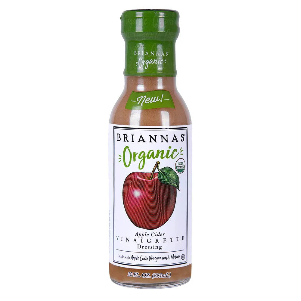 Brianna's Dressing Apple Cider Vinegar (Pack of 6-10 Fl Oz) - Cozy Farm 