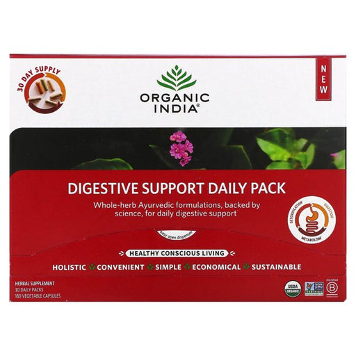 Organic India Digestive Daily Support (Pack of 30) - Cozy Farm 