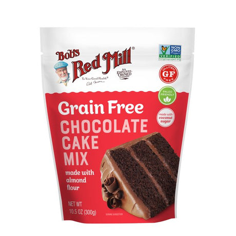 Bob's Red Mill Gluten-Free Chocolate Cake Mix (5x 10.5oz Packs) - Cozy Farm 