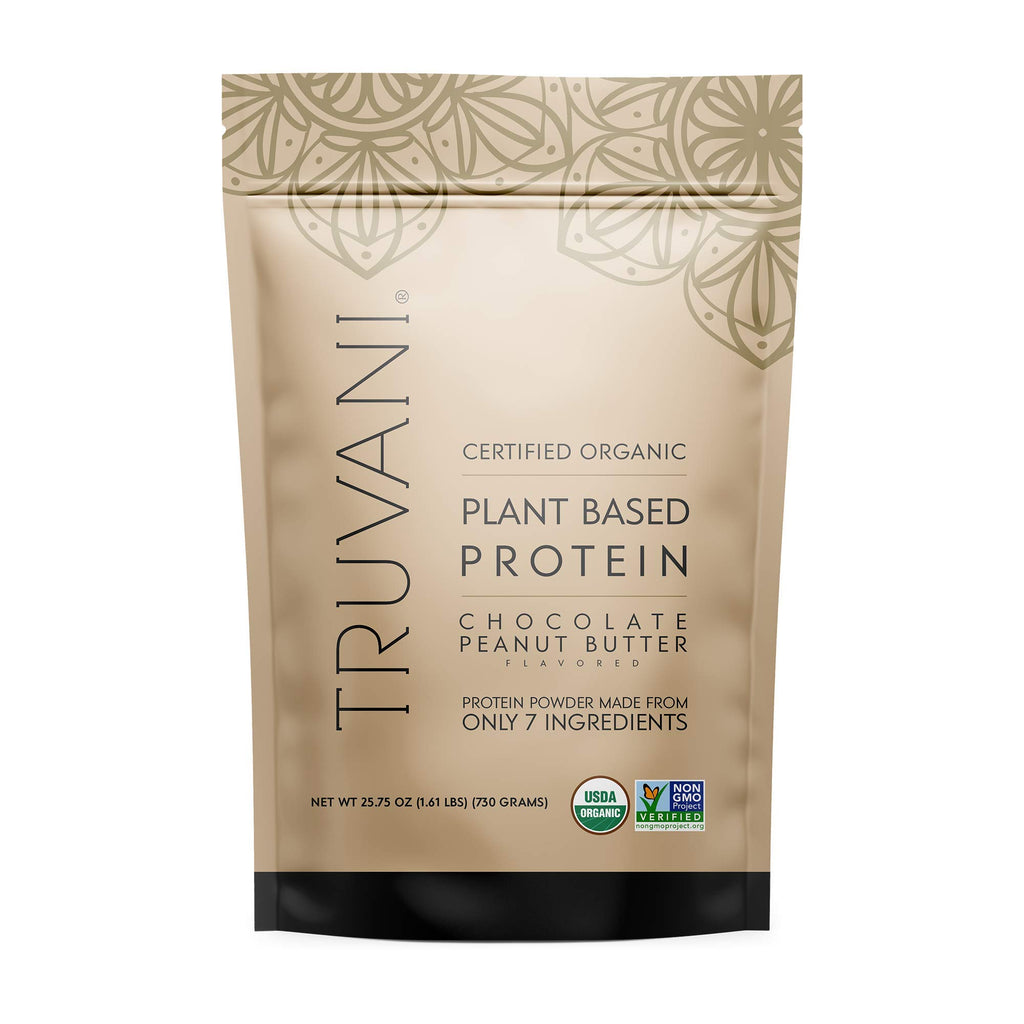 Truvani - Protein Powder Peanut Butter Chocolate  - 25.75 Oz - Cozy Farm 