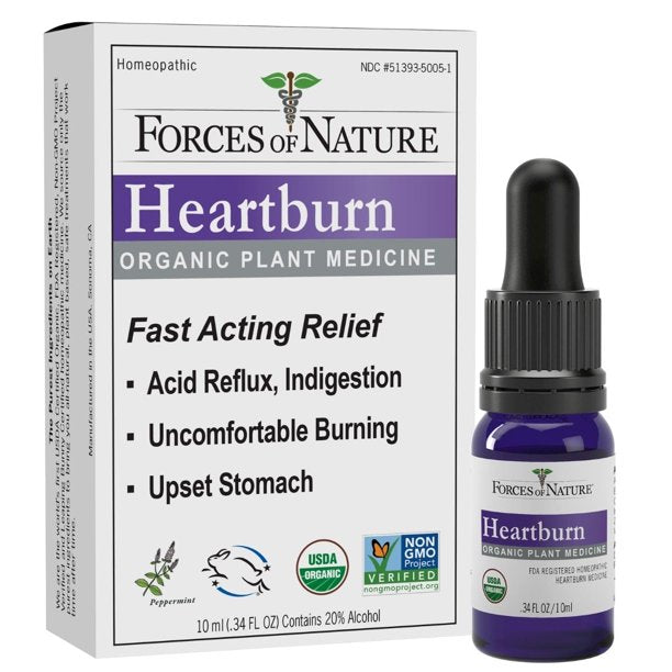 Forces of Nature Heartburn Relief  - 10ml - Cozy Farm 