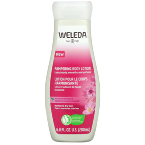 Weleda Body Lotion Pamper Rose - Hydrating & Refreshing, 6.8 Fl Oz - Cozy Farm 