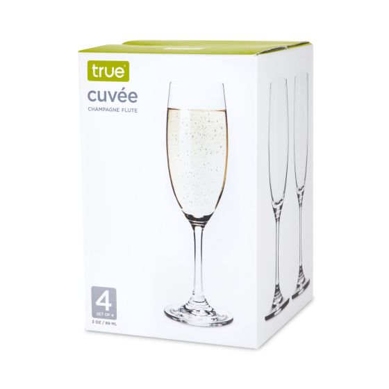 Premium True Cuvee Champagne Flutes (8-4 Ct Pack) - Cozy Farm 