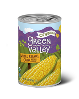 Green Valley Organics Whole Kernel Sweet Corn (Pack of 12 - 15 Oz) - Cozy Farm 