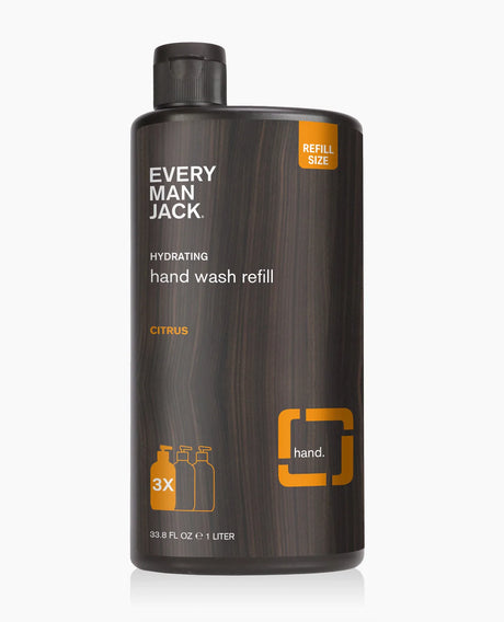 Every Man Jack Citrus Hand Wash Refill, 33.8 Fl Oz - Cozy Farm 