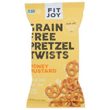 Fitjoy Pretzels Green French Honey Mustard, 4.5 Oz Pack of 12 - Cozy Farm 